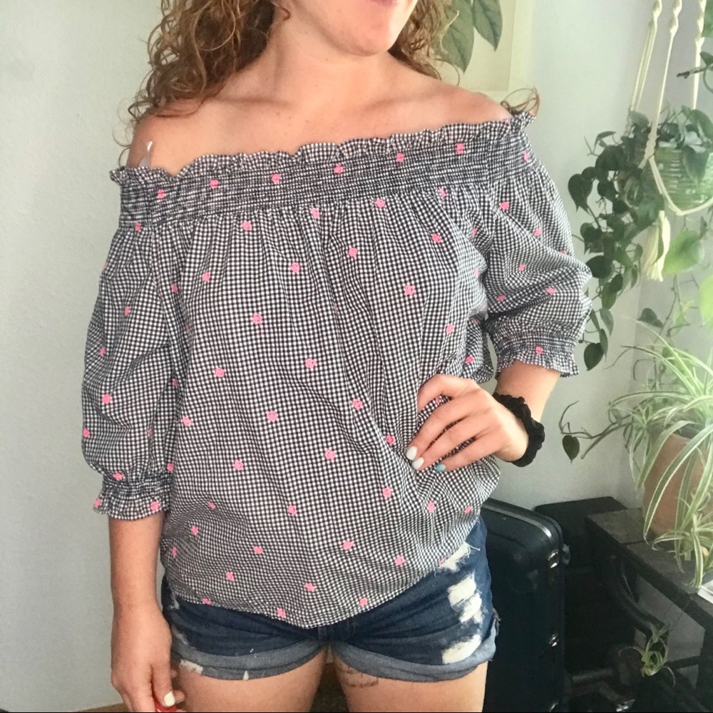 •❌Gap shoulderless top•